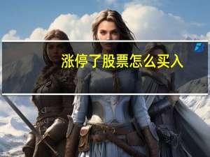 涨停了股票怎么买入