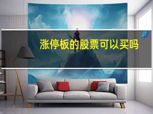 涨停板的股票可以买吗