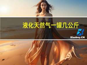液化天然气一罐几公斤