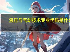 液压与气动技术专业代码是什么