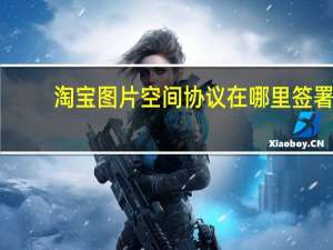 淘宝图片空间协议在哪里签署（淘宝图片空间协议在哪里签）