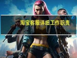 淘宝客服详细工作职责