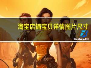 淘宝店铺宝贝详情图片尺寸（淘宝宝贝详情图片尺寸）