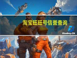 淘宝旺旺号信誉查询（淘宝号查询信誉）