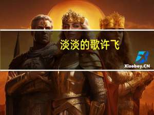 淡淡的歌许飞（淡淡的歌 许飞）