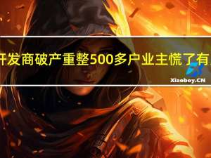 深圳一开发商破产重整500多户业主慌了有人买成4.6万一平