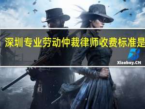 深圳专业劳动仲裁律师收费标准是什么