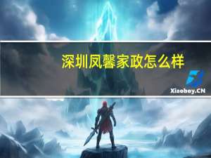 深圳凤馨家政怎么样
