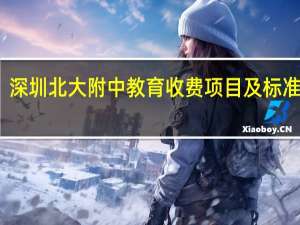 深圳北大附中教育收费项目及标准如何