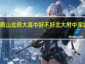 深圳南山北师大高中好不好 北大附中深圳南山分校