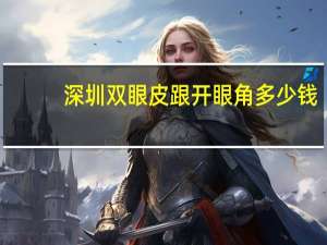 深圳双眼皮跟开眼角多少钱？开眼角和全切双眼皮多少钱