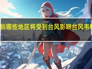 深圳台风 深圳哪些地区将受到台风影响台风韦帕对深圳有影响吗