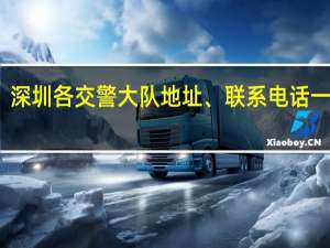 深圳各交警大队地址、联系电话一览表