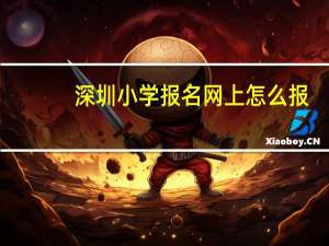 深圳小学报名网上怎么报（深圳小学入学网上报名）