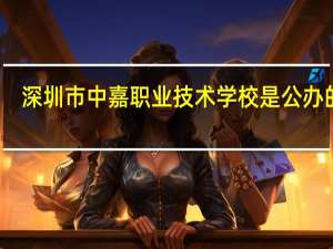 深圳市中嘉职业技术学校是公办的吗