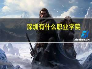 深圳有什么职业学院