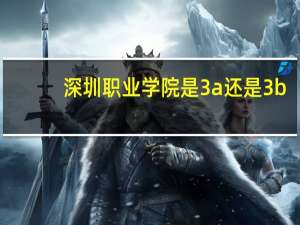 深圳职业学院是3a还是3b