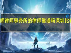 深圳龙华的国晖律师事务所的律师靠谱吗 深圳比较厉害的律师事务所
