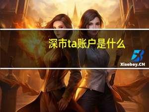 深市ta账户是什么（深市ta）