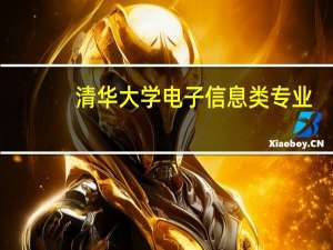 清华大学电子信息类专业