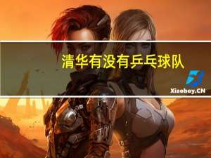 清华有没有乒乓球队