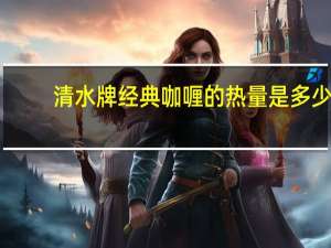 清水牌 经典咖喱的热量是多少
