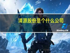 清源股份是个什么公司