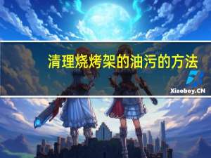 清理烧烤架的油污的方法