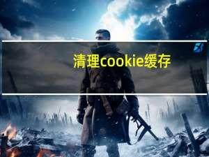 清理cookie缓存