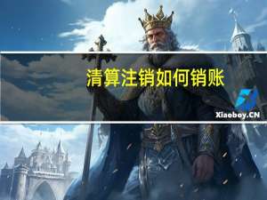 清算注销如何销账