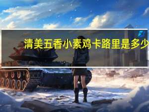 清美 五香小素鸡卡路里是多少