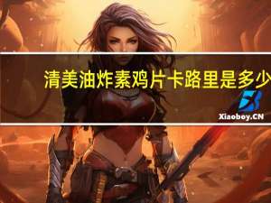 清美油炸素鸡片卡路里是多少