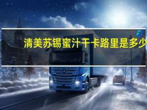 清美 苏锡蜜汁干卡路里是多少