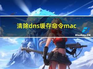 清除dns缓存命令 mac（清除dns缓存命令）