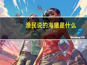 渔民说的海猪是什么