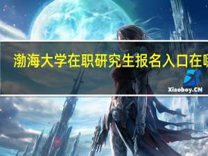 渤海大学在职研究生报名入口在哪里