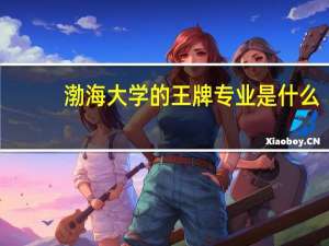 渤海大学的王牌专业是什么