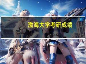 渤海大学考研成绩