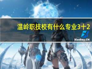 温岭职技校有什么专业3十2