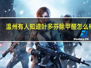 温州有人知道叶多芬除甲醛怎么样吗，价格如何