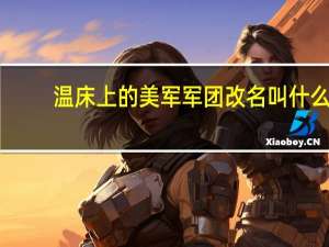 温床上的美军军团改名叫什么（温床上的女军团）