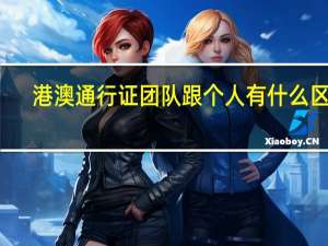 港澳通行证团队跟个人有什么区别（港澳通行证团队改个人）