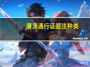 港澳通行证签注种类