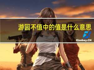 游园不值中的值是什么意思（游园不值的值什么意思）