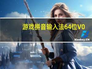 游戏拼音输入法64位 V0.9 官方版（游戏拼音输入法64位 V0.9 官方版功能简介）