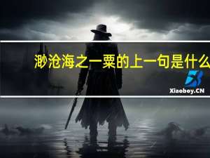 渺沧海之一粟的上一句是什么
