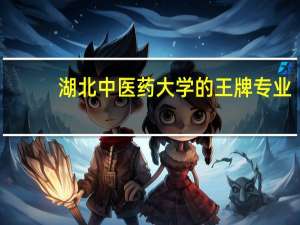湖北中医药大学的王牌专业