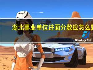 湖北事业单位进面分数线怎么算