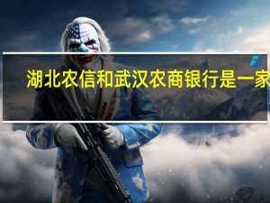 湖北农信和武汉农商银行是一家吗