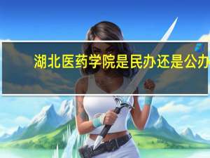 湖北医药学院是民办还是公办